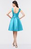 ColsBM Leila Turquoise Mature A-line Scoop Sleeveless Ruching Bridesmaid Dresses