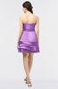 ColsBM Caylee African Violet Sexy Strapless Sleeveless Zip up Plainness Bridesmaid Dresses