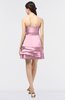 ColsBM Caylee Baby Pink Sexy Strapless Sleeveless Zip up Plainness Bridesmaid Dresses