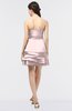 ColsBM Caylee Coral Pink Sexy Strapless Sleeveless Zip up Plainness Bridesmaid Dresses