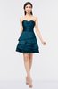 ColsBM Caylee Moroccan Blue Sexy Strapless Sleeveless Zip up Plainness Bridesmaid Dresses