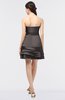 ColsBM Caylee Pewter Sexy Strapless Sleeveless Zip up Plainness Bridesmaid Dresses