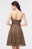 ColsBM Alaya Bronze Brown Sexy A-line Strapless Sleeveless Zip up Bow Sweet 16 Dresses