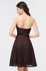 ColsBM Alaya Chocolate Brown Sexy A-line Strapless Sleeveless Zip up Bow Sweet 16 Dresses