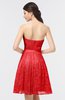 ColsBM Alaya Fiery Red Sexy A-line Strapless Sleeveless Zip up Bow Sweet 16 Dresses