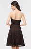 ColsBM Alaya Fudge Brown Sexy A-line Strapless Sleeveless Zip up Bow Sweet 16 Dresses