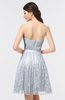 ColsBM Alaya Silver Sexy A-line Strapless Sleeveless Zip up Bow Sweet 16 Dresses
