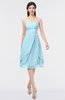 ColsBM Alondra Aqua Gorgeous A-line Strapless Zip up Knee Length Plainness Bridesmaid Dresses