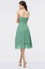 ColsBM Alondra Beryl Green Gorgeous A-line Strapless Zip up Knee Length Plainness Bridesmaid Dresses