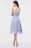 ColsBM Alondra Blue Heron Gorgeous A-line Strapless Zip up Knee Length Plainness Bridesmaid Dresses