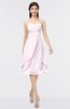 ColsBM Alondra Blush Gorgeous A-line Strapless Zip up Knee Length Plainness Bridesmaid Dresses