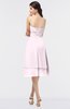 ColsBM Alondra Blush Gorgeous A-line Strapless Zip up Knee Length Plainness Bridesmaid Dresses