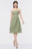 ColsBM Alondra Bog Gorgeous A-line Strapless Zip up Knee Length Plainness Bridesmaid Dresses