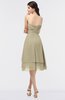ColsBM Alondra Candied Ginger Gorgeous A-line Strapless Zip up Knee Length Plainness Bridesmaid Dresses