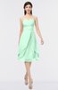 ColsBM Alondra Honeydew Gorgeous A-line Strapless Zip up Knee Length Plainness Bridesmaid Dresses