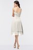 ColsBM Alondra Off White Gorgeous A-line Strapless Zip up Knee Length Plainness Bridesmaid Dresses