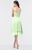 ColsBM Alondra Pale Green Gorgeous A-line Strapless Zip up Knee Length Plainness Bridesmaid Dresses