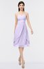 ColsBM Alondra Pastel Lilac Gorgeous A-line Strapless Zip up Knee Length Plainness Bridesmaid Dresses