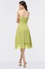 ColsBM Alondra Pistachio Gorgeous A-line Strapless Zip up Knee Length Plainness Bridesmaid Dresses