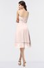 ColsBM Alondra Silver Peony Gorgeous A-line Strapless Zip up Knee Length Plainness Bridesmaid Dresses
