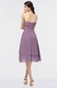 ColsBM Alondra Valerian Gorgeous A-line Strapless Zip up Knee Length Plainness Bridesmaid Dresses