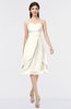 ColsBM Alondra Whisper White Gorgeous A-line Strapless Zip up Knee Length Plainness Bridesmaid Dresses