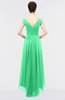 ColsBM Juliana Spring Bud Elegant V-neck Short Sleeve Zip up Appliques Bridesmaid Dresses