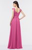 ColsBM Heidi Carnation Pink Elegant A-line Square Sleeveless Lace Bridesmaid Dresses