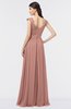ColsBM Heidi Coral Almond Elegant A-line Square Sleeveless Lace Bridesmaid Dresses