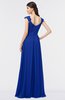 ColsBM Heidi Dazzling Blue Elegant A-line Square Sleeveless Lace Bridesmaid Dresses