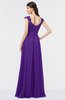 ColsBM Heidi Deep Lavender Elegant A-line Square Sleeveless Lace Bridesmaid Dresses
