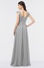 ColsBM Heidi Dove Grey Elegant A-line Square Sleeveless Lace Bridesmaid Dresses