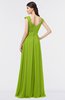 ColsBM Heidi Green Glow Elegant A-line Square Sleeveless Lace Bridesmaid Dresses