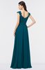 ColsBM Heidi Midnight Blue Elegant A-line Square Sleeveless Lace Bridesmaid Dresses