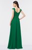 ColsBM Heidi Pepper Green Elegant A-line Square Sleeveless Lace Bridesmaid Dresses
