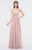 ColsBM Heidi Veiled Rose Elegant A-line Square Sleeveless Lace Bridesmaid Dresses