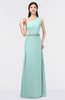 ColsBM Brooklyn Blue Glass Elegant A-line Asymmetric Neckline Sleeveless Floor Length Bridesmaid Dresses