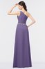 ColsBM Brooklyn Chalk Violet Elegant A-line Asymmetric Neckline Sleeveless Floor Length Bridesmaid Dresses