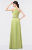 ColsBM Brooklyn Lime Sherbet Elegant A-line Asymmetric Neckline Sleeveless Floor Length Bridesmaid Dresses