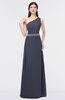 ColsBM Brooklyn Nightshadow Blue Elegant A-line Asymmetric Neckline Sleeveless Floor Length Bridesmaid Dresses