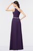 ColsBM Brooklyn Violet Elegant A-line Asymmetric Neckline Sleeveless Floor Length Bridesmaid Dresses