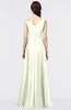 ColsBM Jocelyn Anise Flower Elegant A-line V-neck Zip up Floor Length Appliques Bridesmaid Dresses