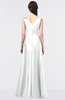 ColsBM Jocelyn Blanc De Blanc Elegant A-line V-neck Zip up Floor Length Appliques Bridesmaid Dresses