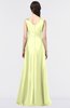 ColsBM Jocelyn Daffodil Elegant A-line V-neck Zip up Floor Length Appliques Bridesmaid Dresses