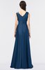 ColsBM Jocelyn Eclipse Elegant A-line V-neck Zip up Floor Length Appliques Bridesmaid Dresses