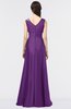 ColsBM Jocelyn Magic Purple Elegant A-line V-neck Zip up Floor Length Appliques Bridesmaid Dresses