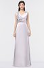 ColsBM Jocelyn Orchid Tint Elegant A-line V-neck Zip up Floor Length Appliques Bridesmaid Dresses
