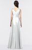 ColsBM Jocelyn Platinum Elegant A-line V-neck Zip up Floor Length Appliques Bridesmaid Dresses