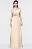 ColsBM Jocelyn Silver Peony Elegant A-line V-neck Zip up Floor Length Appliques Bridesmaid Dresses
