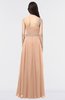 ColsBM Anabella Almost Apricot Modern A-line Asymmetric Neckline Zip up Floor Length Bridesmaid Dresses